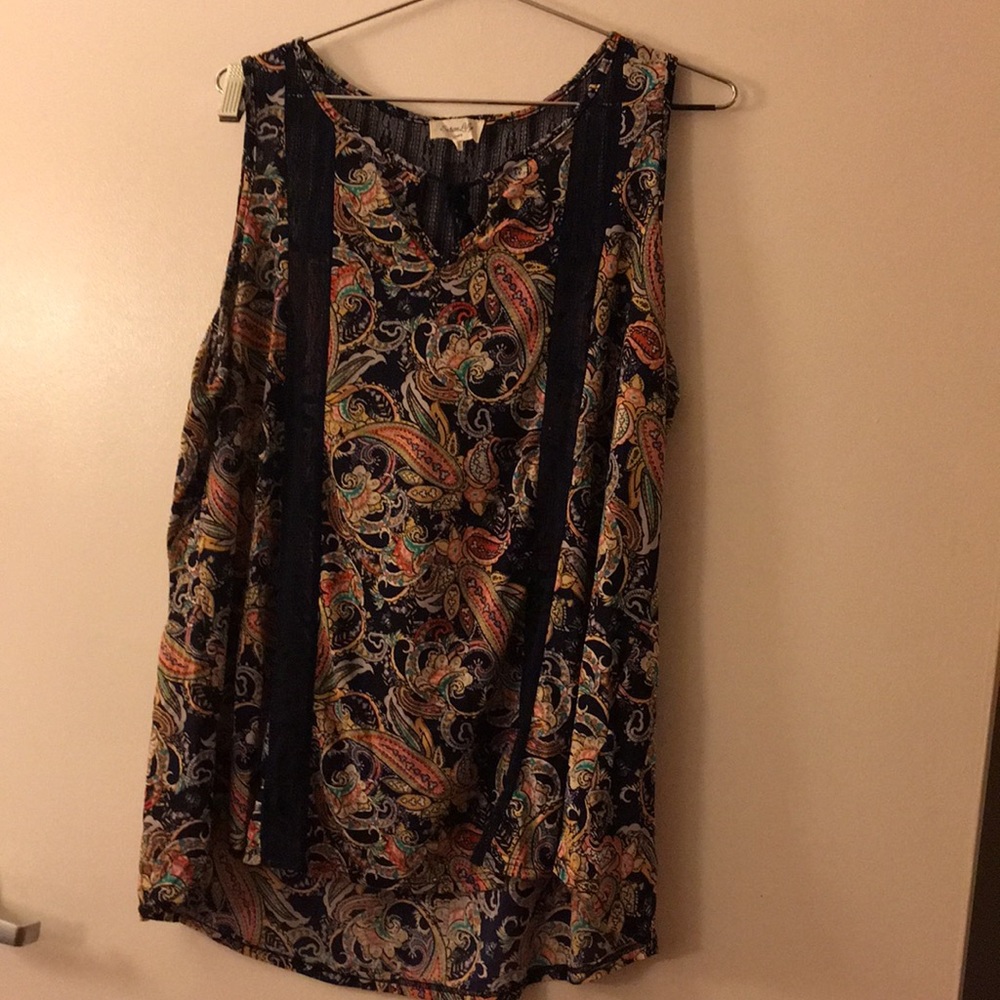 Lace tank top
